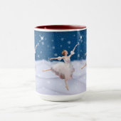 Schnee-Königin-Ballerina, Stern, Schneeflocken, Tasse (Zentrum)