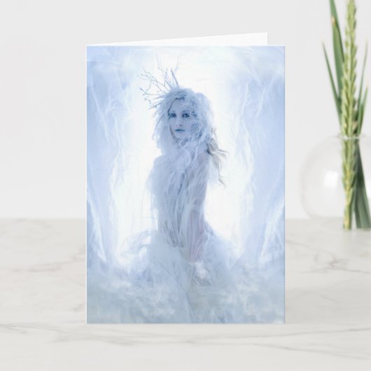 Schnee-Königin Karte (Vorderseite)