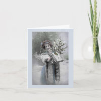 Schnee-Königin - Karte (fertigen Sie) besonders an