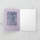 Schnee-Königin-Kunst-Karte Feiertagskarte (Innenseite)