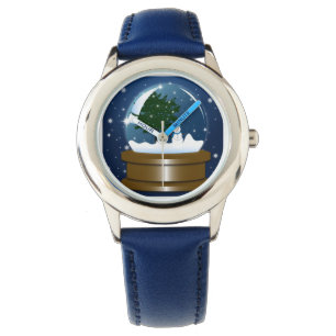 Schnee-Kugel Armbanduhr
