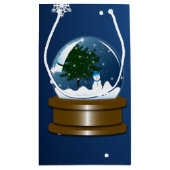 Schnee-Kugel Kleine Geschenktüte (Rückseite)
