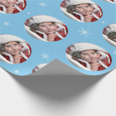 Schnee-Kugel-kundenspezifische Geschenkpapier (Ecke)