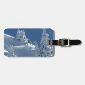 Schnee-Landschaft Gepäckanhänger