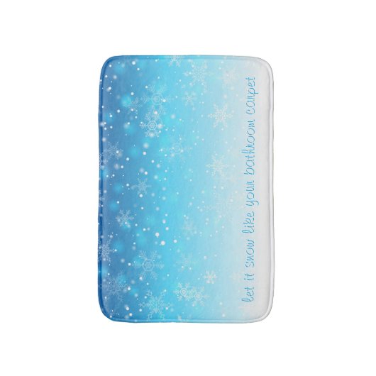 Schnee lassen badematte (Vorderseite Vertikal)