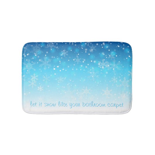 Schnee lassen badematte (Vorderseite)