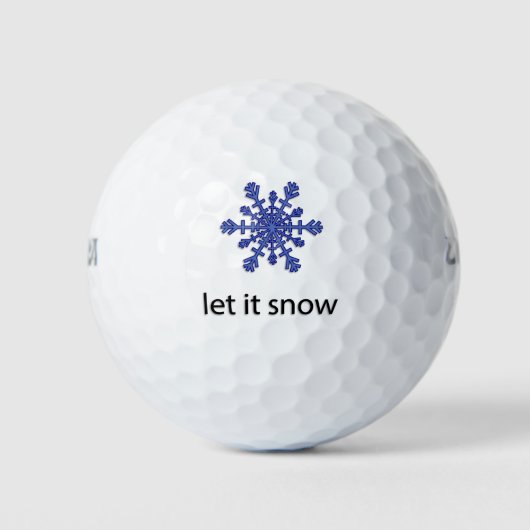 Schnee lassen golfball (Vorderseite)