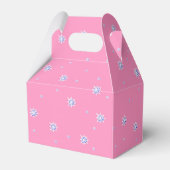Schnee lassen - Winterschneeflocken Geschenkschachtel (Rückseite)