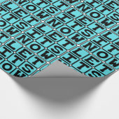 Schnee lassen, Winterzeit wünschen Geschenkpapier (Ecke)