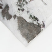 Schnee-Leopard-Bruder-Gehen Fleecedecke (Ecke)