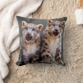 Schnee-Leopard CUB Kissen (Decke)