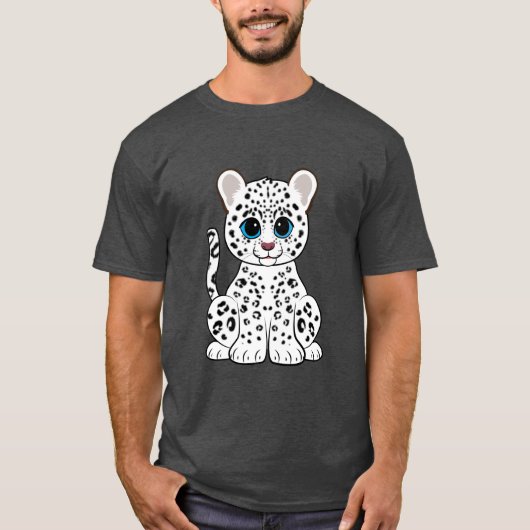 Schnee-Leopard CUB T-Shirt (Vorderseite)