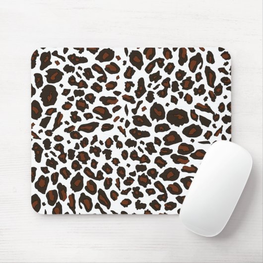 Schnee-Leopard-Druck Mousepad (Mit Mouse)
