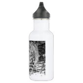 Schnee-Leopard Edelstahlflasche (Rechts)