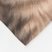 Schnee-Leopard-Fleece-Decke Fleecedecke (Ecke)