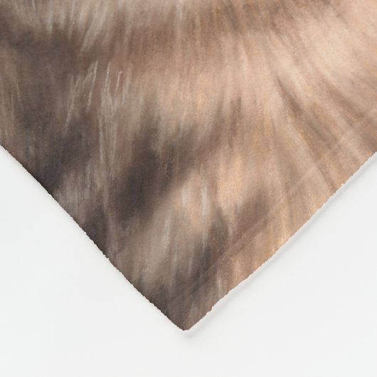 Schnee-Leopard-Fleece-Decke Fleecedecke (Ecke)