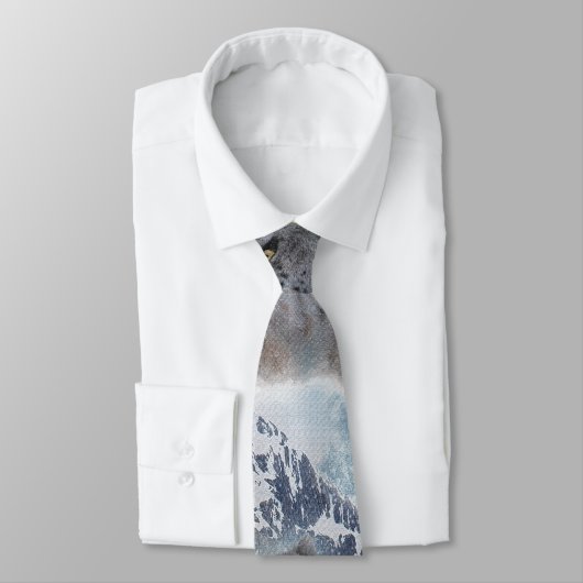 SCHNEE LEOPARD gefährdete Arten von Big Cat Krawatte (Gebunden)