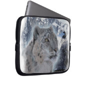 SCHNEE LEOPARD gefährdete Arten von Big Cat Laptopschutzhülle (Vorne Rechts)