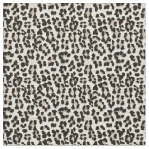 Schnee-Leopard-Gewebe Stoff