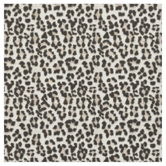 Schnee-Leopard-Gewebe Stoff (Nahaufnahme)