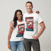 Schnee-Leopard-Hoffnungs-T - Shirt (Unisex)