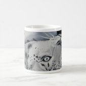 Schnee-Leopard Kaffeetasse (Mittel)