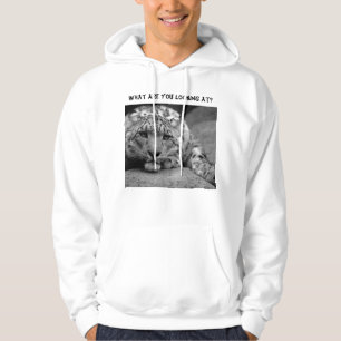 Schnee-Leopard-Kapuzenpulli - was betrachten SIE? Hoodie