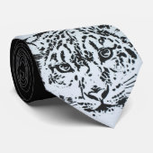 Schnee-Leopard-Krawatte Krawatte (Gerollt)