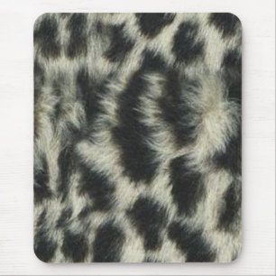 Schnee-Leopard-Mausunterlage Mousepad