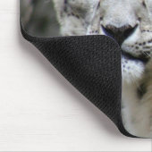 Schnee-Leopard-Mausunterlage Mousepad (Ecke)