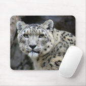 Schnee-Leopard-Mausunterlage Mousepad (Mit Mouse)