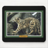 Schnee-Leopard Mousepad (Vorne)