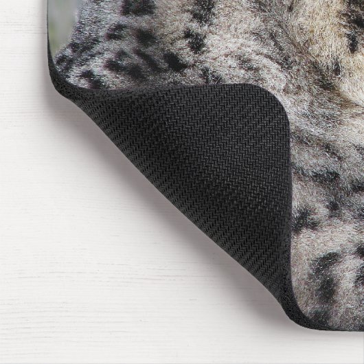 Schnee-Leopard mousepad (Ecke)