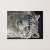 Schnee-Leopard Puzzle (Horizontal)