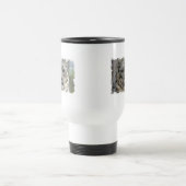 Schnee-Leopard-Reise-Tasse Reisebecher (Mittel)
