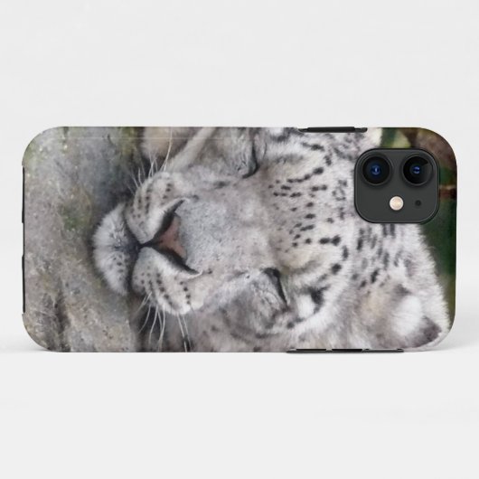 Schnee Leopard - schön! Case-Mate iPhone Hülle (Rückseite (Horizontal))