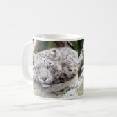 Schnee Leopard - schön! Kaffeetasse (Vorderseite Links)