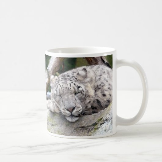 Schnee Leopard - schön! Kaffeetasse (Rechts)