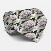Schnee Leopard - schön! Krawatte (Gerollt)