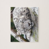 Schnee Leopard - schön! Puzzle (Vertikal)