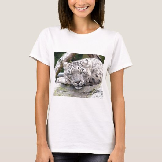 Schnee Leopard - schön! T-Shirt (Vorderseite)