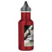 Schnee Leopard - schön! Trinkflasche (Links)