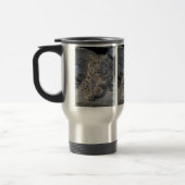 Schnee-Leopard-Schönheits-Reise-Tasse Reisebecher (Links)
