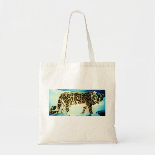 SCHNEE-LEOPARD-Tasche Tragetasche (Vorne)