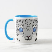 Schnee-Leopard-Tasse (CUB) Tasse (Links)