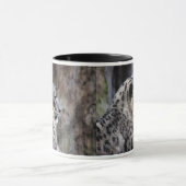 Schnee-Leopard-Tasse Tasse (Zentrum)