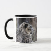 Schnee-Leopard-Tasse Tasse (Links)