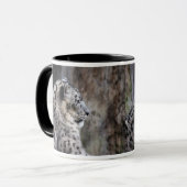 Schnee-Leopard-Tasse Tasse (Vorderseite Links)