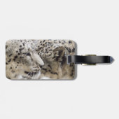 Schnee-Leopard-Umarmung Gepäckanhänger (Rückseite horizontal)