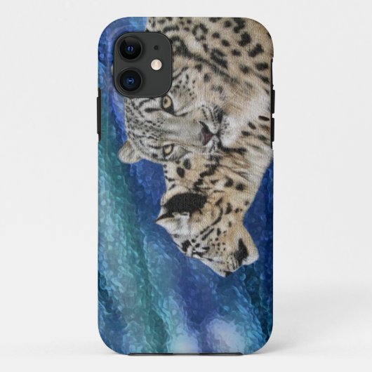 Schnee-Leoparden IPhone 5 Fall Case-Mate iPhone Hülle (Rückseite)